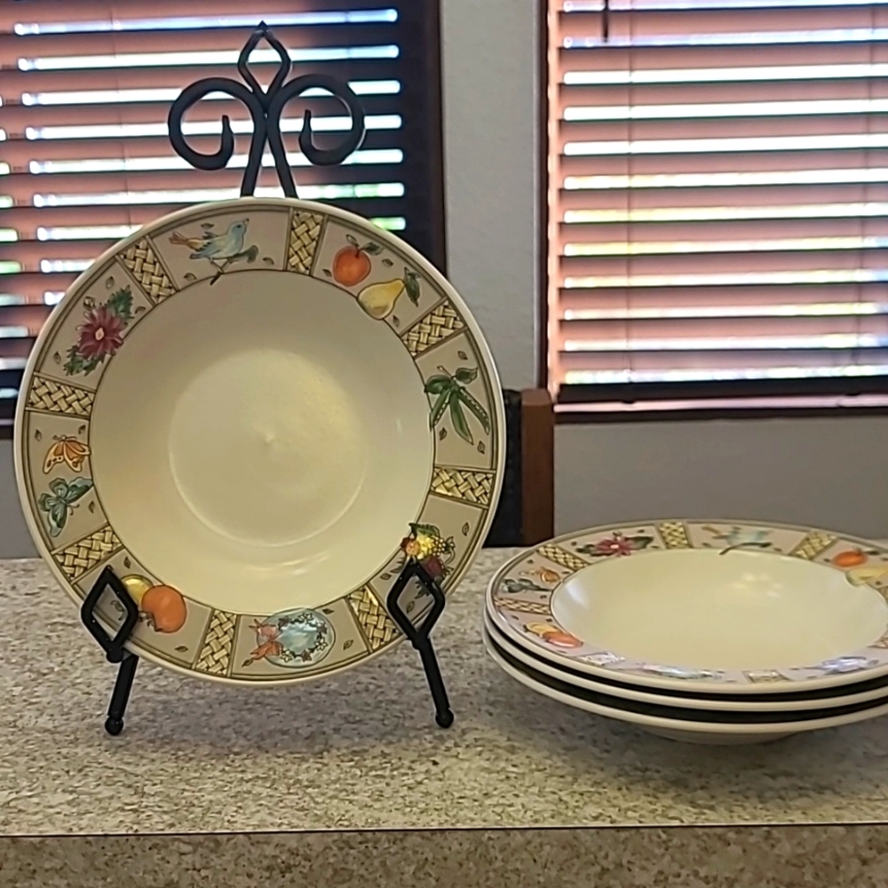 MIKASA Intaglio CAA31 Summer Jewels Set of 4 bowls